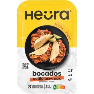 Bocados estilo tex mex ideales para fajitas y wraps envase 160 g - Heura