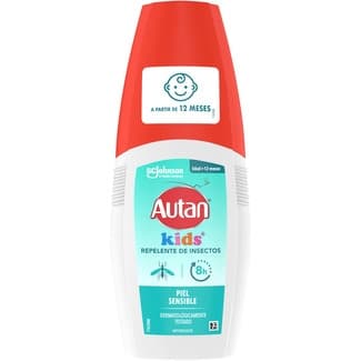 Repelente de insectos Kids a partir de 12 meses piel sensible dermatológicamente probado vaporizador 100 ml - Autan