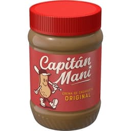 Crema de cacahuete original tarro 500 g - Capitan Mani