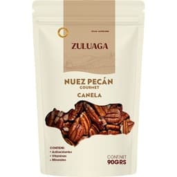 Nuez pecana gourmet canela caja 90 g - Zuluaga