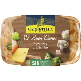 Verduras gratinadas envase 350 g - Carretilla