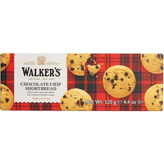 Shortbread galletas de mantequilla con chips de chocolate estuche 125 g - Walkers