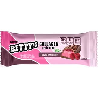 Betty's barrita de proteínas y colágeno de chocolate y frambuesas unidad 50 g - Weider