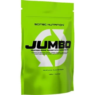 Proteína en polvo con 6 carbohidratos Jumbo sabor vainilla bolsa 1,320 kg - Scitec Nutrition