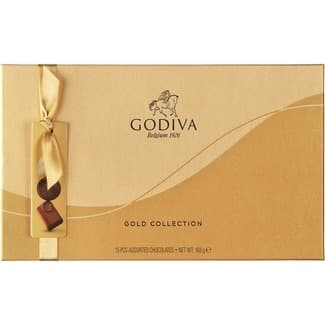 Bombones surtidos Gold Collection 15 piezas estuche 163 g - Godiva
