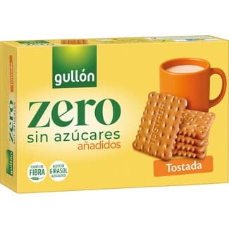 Galletas tostadas sin azúcares añadidos caja 350 g - Gullon Zero