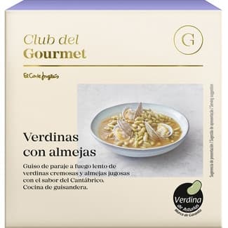 Verdinas con almejas lata 420 g - Club Del Gourmet