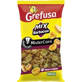 Mix barbacoa tierno y crujiente bolsa 175 g - Grefusa