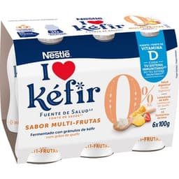 Kéfir sabor multifrutas pack 6 unidades 100 g - Nestle