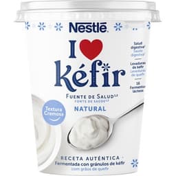 I LOVE kéfir natural textura cremosa tarrina 375 g - Nestle