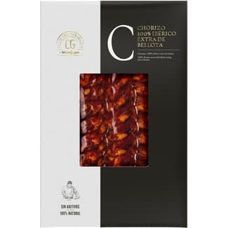 Chorizo loncheado 100% Ibérico extra de bellota envase 80 g - Club Del Gourmet