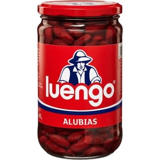 Alubia roja cocida frasco 400 g neto escurrido - Luengo