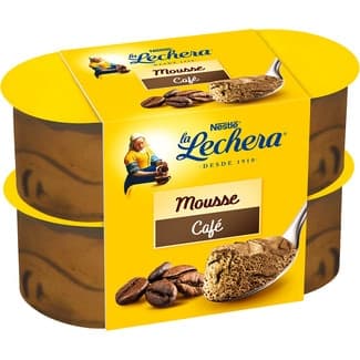 Mousse de café pack 4 unidades 59 g - La Lechera