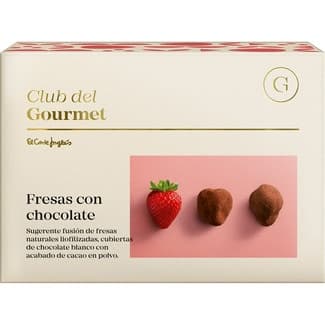 Fresas con chocolate estuche 150 g - Club Del Gourmet