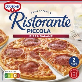 Pizza Piccola Salami 2 unidades estuche 282 g - Dr.oetker