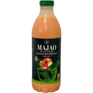 Gazpacho fresco sin pan sin gluten botella 1 l - Majao