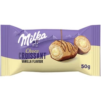 Croissant relleno de chocolate con vainilla unidades 50 g - Milka