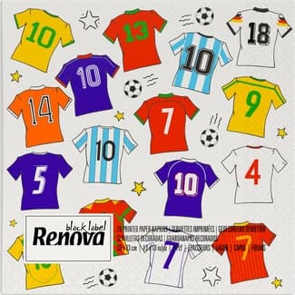 Servilletas decoradas 3 capas 33 x 33 cm paquete 20 unidades - Renova