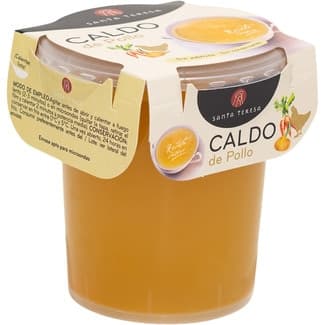 Caldo de pollo sin gluten vaso 400 ml - Santa Teresa