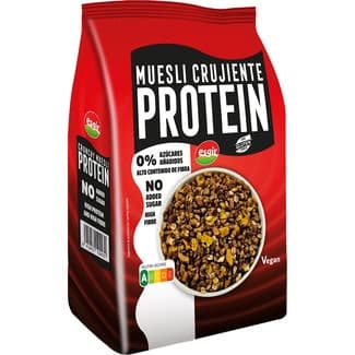 Muesli crujiente protein sin azúcares añadidos bolsa 300 g - Esgir