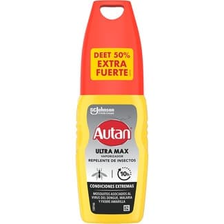 Repelente de insectos mosquitos asociados a virus del dengue, malaria y fiebre amarilla vaporizador 100 ml - Autan