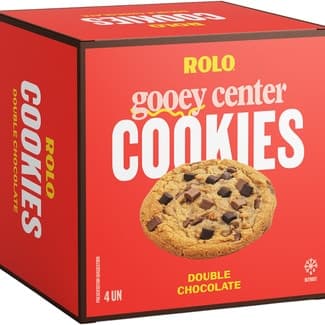 Cookies doble chocolate 4 unidades estuche 304 g - Rolo