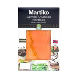 MARTIKO Salmón ahumado marinado premium MARTIKO 80 gr.