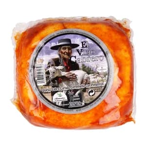 EL VIEJO CABRERO Queso cabra curado con pimentón EL VIEJO CABRERO 250 g.