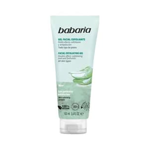 BABARIA Gel exfoliante con aloe vera para todo tipo de pieles 100 ml.