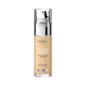 L´ORÉAL PARIS Accord parfait tono 3.5 N Peche Base de maquillaje modulable con ácido Hialurónico.