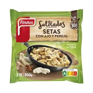 FINDUS Salteado de setas con ajo y perejil 350 g.