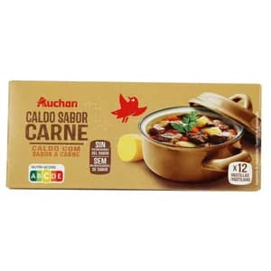 PRODUCTO ALCAMPO Caldo de carne 12 uds. 120 g.