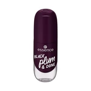 ESSENCE tono 84 Black plum & done, ciruela oscura Esmalte de uñas de secado rápido y acabado brillante.