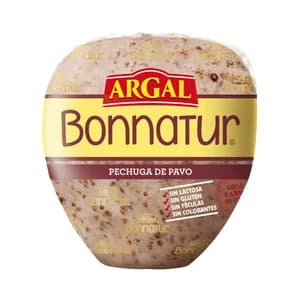 ARGAL Bonnatur Pechuga de pavo entera, cortada en lonchas - Loncha normal 2 a 3 mm