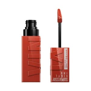 MAYBELLINE Superstay vinyl ink tono 130 Extra Lápiz de labios en tinta líquida con acabado efecto vinilo.