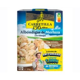 CARRETILLA Albóndigas de merluza con almejas 320 g
