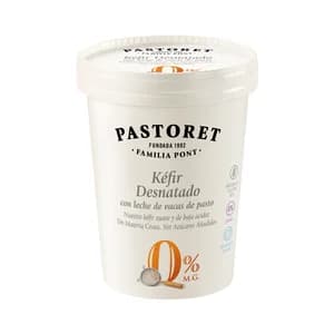 PASTORET Kéfir desnatado (0% materia grasa) de leche de vacas de pasto 500 g.