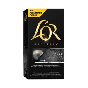 L"OR ESPRESSO Café en cápsulas Onyx I12, 10 uds.