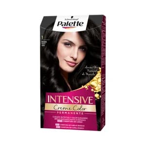 PALETTE Tinte de pelo permanente tono 001 negro PALETTE Intensive creme color.