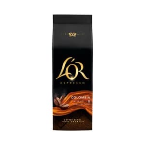 L´OR ESPRESSO Café en grano espresso Colombia I8, 500 g.