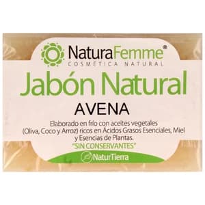 NATURAFEMME Pastilla de jabón de avena NATURAFEMME 100 g.