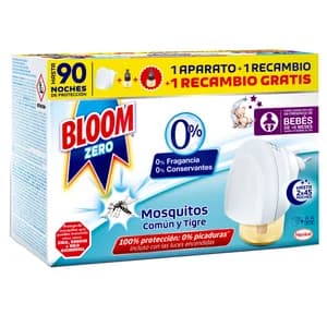 BLOOM Insecticida eléctrico líquido máximo cuidado aparato + 2 recambios