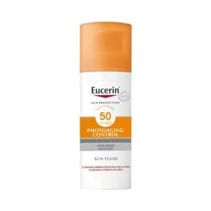 EUCERIN Fluido solar facial con acción antiedad y factor de protección 50 (muy alto) EUCERIN Photoaging control 50 ml.