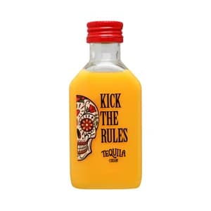 KICK THE RULES Crema de licor de mango con un toque de tequila botella 5 cl.