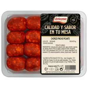 EMCESA Bandeja de chorizos picantes de pincho