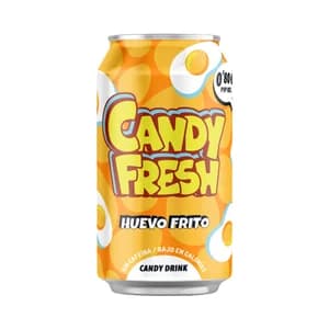 CANDYFRESH Bebida refrescante con sabor a huevo frito lata de 33cl