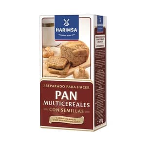 HARIMSA Preparado para hacer pan multicereales y semillas 500 gr,