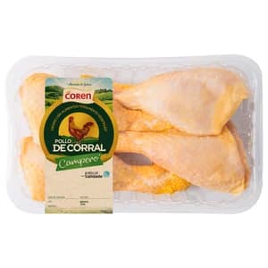COREN Jamoncitos con piel de pollo de corral (campero) Bandeja