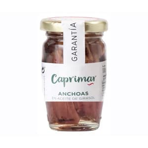 CAPRIMAR Anchoas en aceite de girasol 38 g.