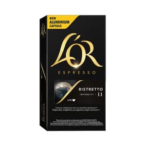 L"OR ESPRESSO Café en cápsulas Ristretto I11, 10 uds.